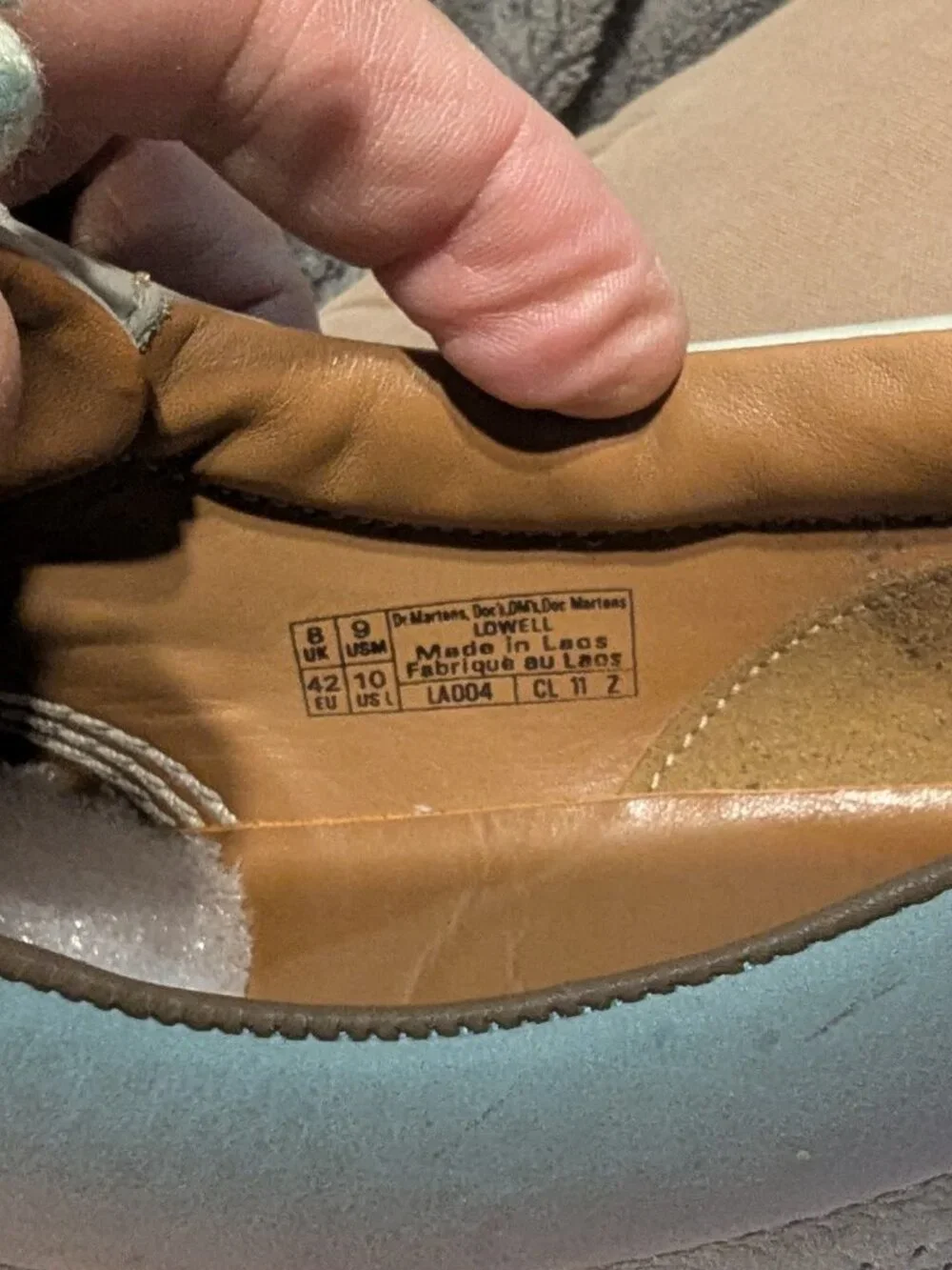 Dr. Martens Sage Green Lowell Men's Shoes | Buttersoft Leather Moc Toe Shoes